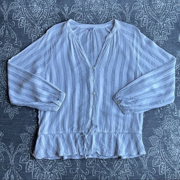 Rails Marti Blouse in Cayman Stripe Size Small - Picture 3 of 3